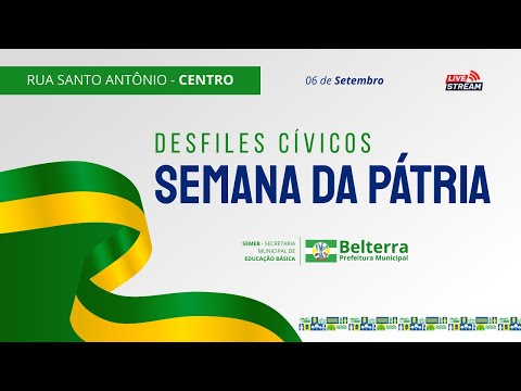 06/09 Desfile Cívico de Belterra/Centro (Ao Vivo) 2025