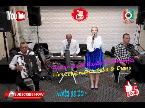 ❌  🎶 🎹 Ciprian de la Buzau & Formatia ❌ 🎸 🎶 🎹 ❌ Petrecere Live Nunta 10 * Bebe & Diana  🎹  🎶 ❌