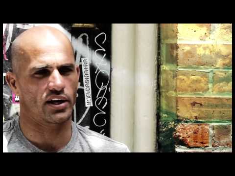Kelly Slater on the Quiksilver Pro New York