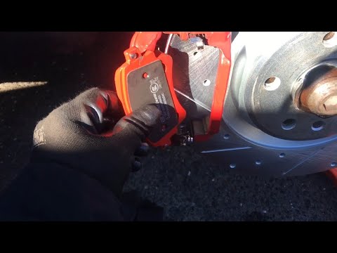 How to Audi SQ5 2021 Replace Rear Brakes Rotors Drilled Slotted R1 Concepts B9 Easy Q5 Hybrid PHEV
