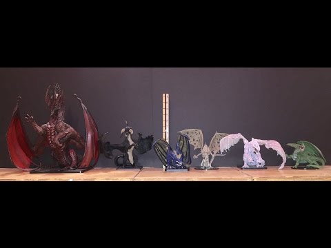 D&D Pathfinder Colossal & Gargantuan Dragon Miniatures Comparison & Review