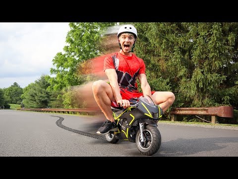 WORLDS SMALLEST MOTORCYCLE!! (SO TINY)