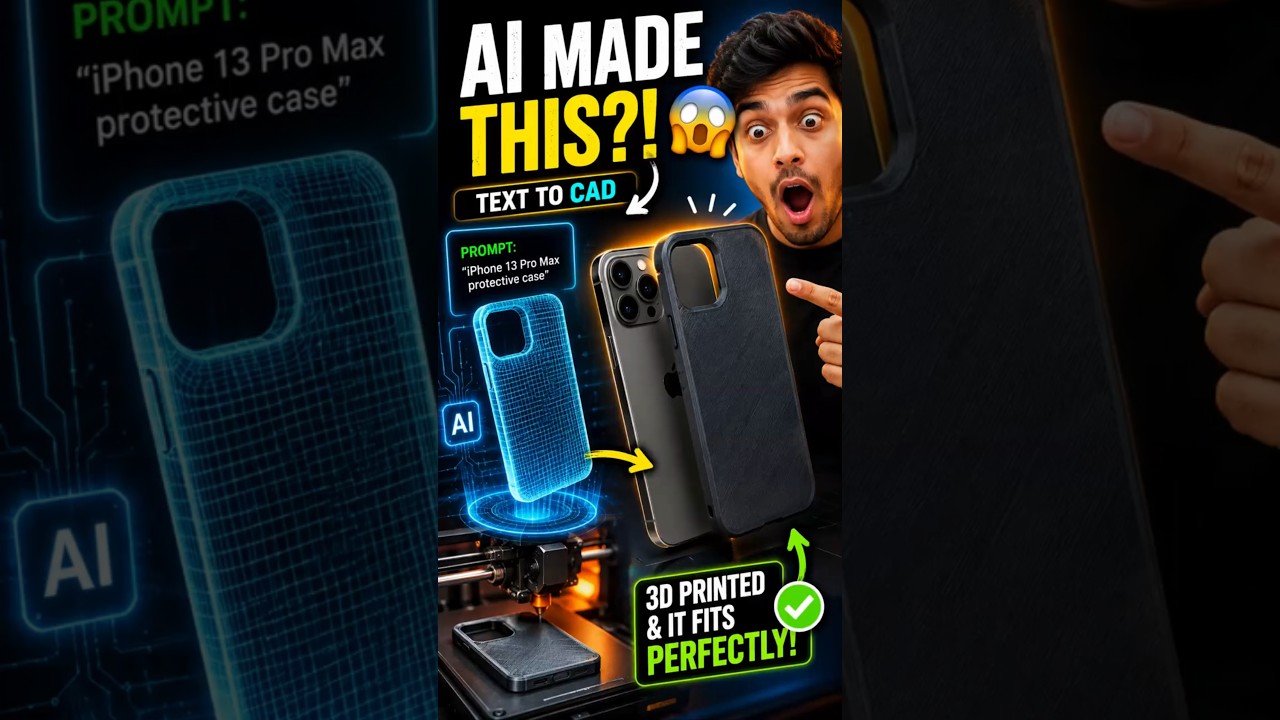AI Made My iPhone Case?! 🤯 CAD MAGIC