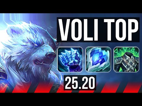 VOLIBEAR vs RENEKTON (TOP) | 2600+ games, Legendary | KR Master | 25.20
