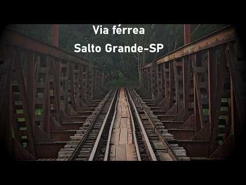 Ramal ferroviário em Salto Grande-SP