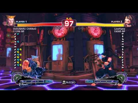 SSF4 - SUBARU CHAN (Guile) vs. LiveHame (Ibuki)
