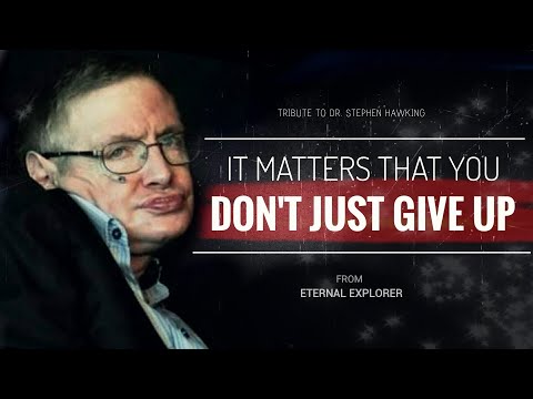 IT CAN BE DONE - Stephen Hawking's Inspiring message to humanity | Stephen Hawking speech
