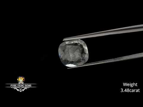 White Sapphire 3.48ct. (Premium) video