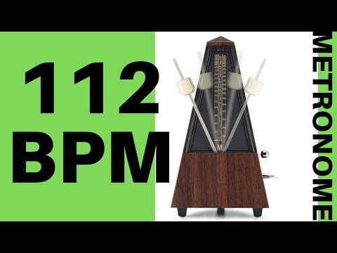 112 BPM Metronome - Click Track 112 Beats Per Minute