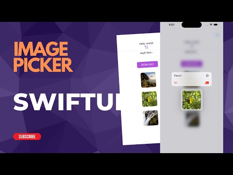 SWIFTUI - Select Multi Image PhotosPicker and Image Context Menu