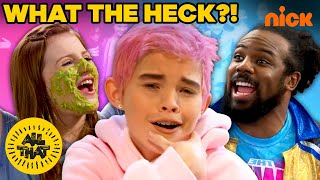 Justin Bieber Food Fight! What The Heck?! Moments | All That