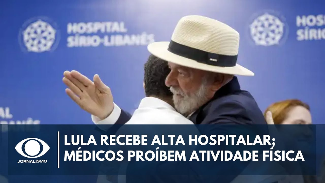 Lula recebe alta hospitalar; médicos proíbem viagens internacionais e atividade física | Jornalismo