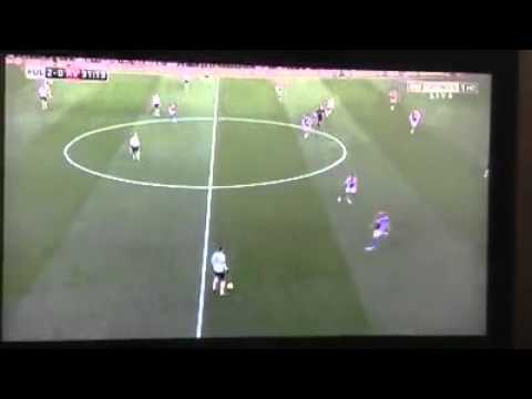 Sublime touch from Dimitar Berbatov. Just effortless!