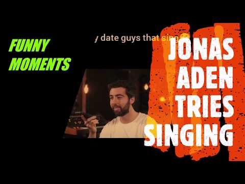 TRY NOT TO LAUGH | Jonas Aden Tries Singing in Studio |