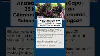 Belasan Pemudik Pingsan karena Kelelahan saat Menunggu Antrean Masuk Kapal di Pelabuhan Gilimanuk