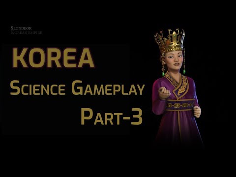 Civilization 6: Rise and Fall Gameplay - Korea (Seondeok) - Science - Part 3