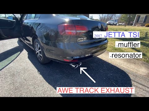 Installing AWE catback exhaust on 2017 Jetta TSI