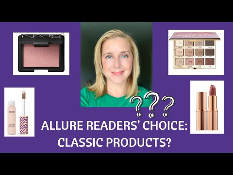 ALLURE READERS' CHOICE:  CLASSIC PRODUCTS? #makeupover40 #beauty