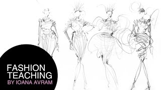 Tips to draw better a fashion sketch in 4 minutes