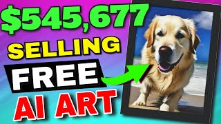 How to Make Money with Print on Demand for FREE: Selling AI Art!