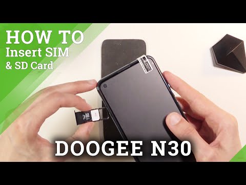 How to Insert Nano SIM & Micro SD Cards in DOOGEE N30 – Locate Tray for SIM & SD Cards