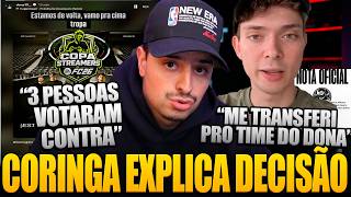 CORINGA DESABAFA SOBRE A POLÊMICA NA COPA E EXPLICOU PORQUE O TIME DO DONA NÃO FOI EXPULSO