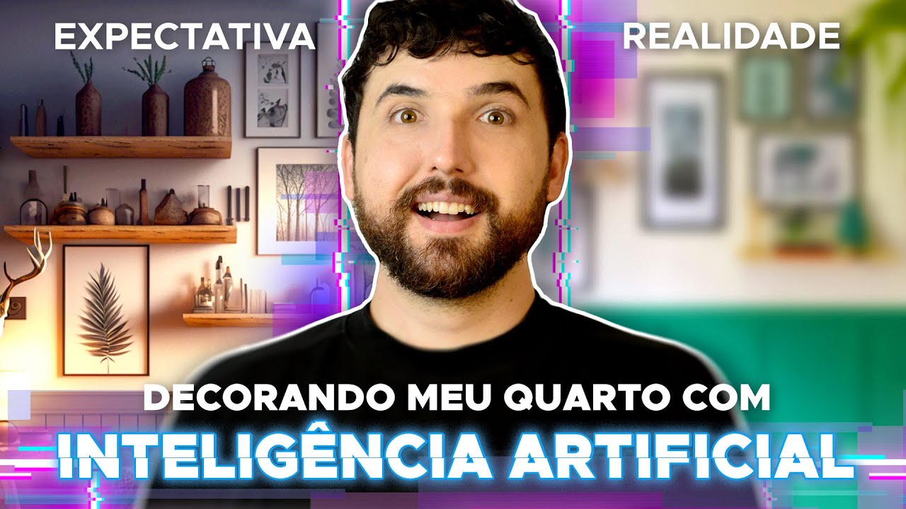 😱 DECOREI MEU QUARTO COM INTELIGÊNCIA ARTIFICIAL