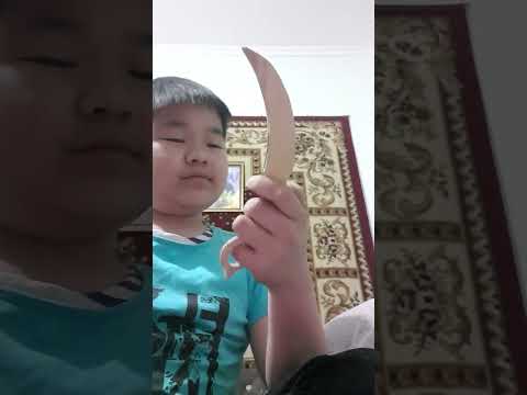 трюк с ножом танто и керамбитом