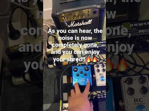 Solution for buzzing guitar pedal