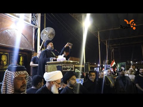 شاهد بالفيديو.. التيار الصدري من البصرة رئاسة الوزراء لنا #المربد