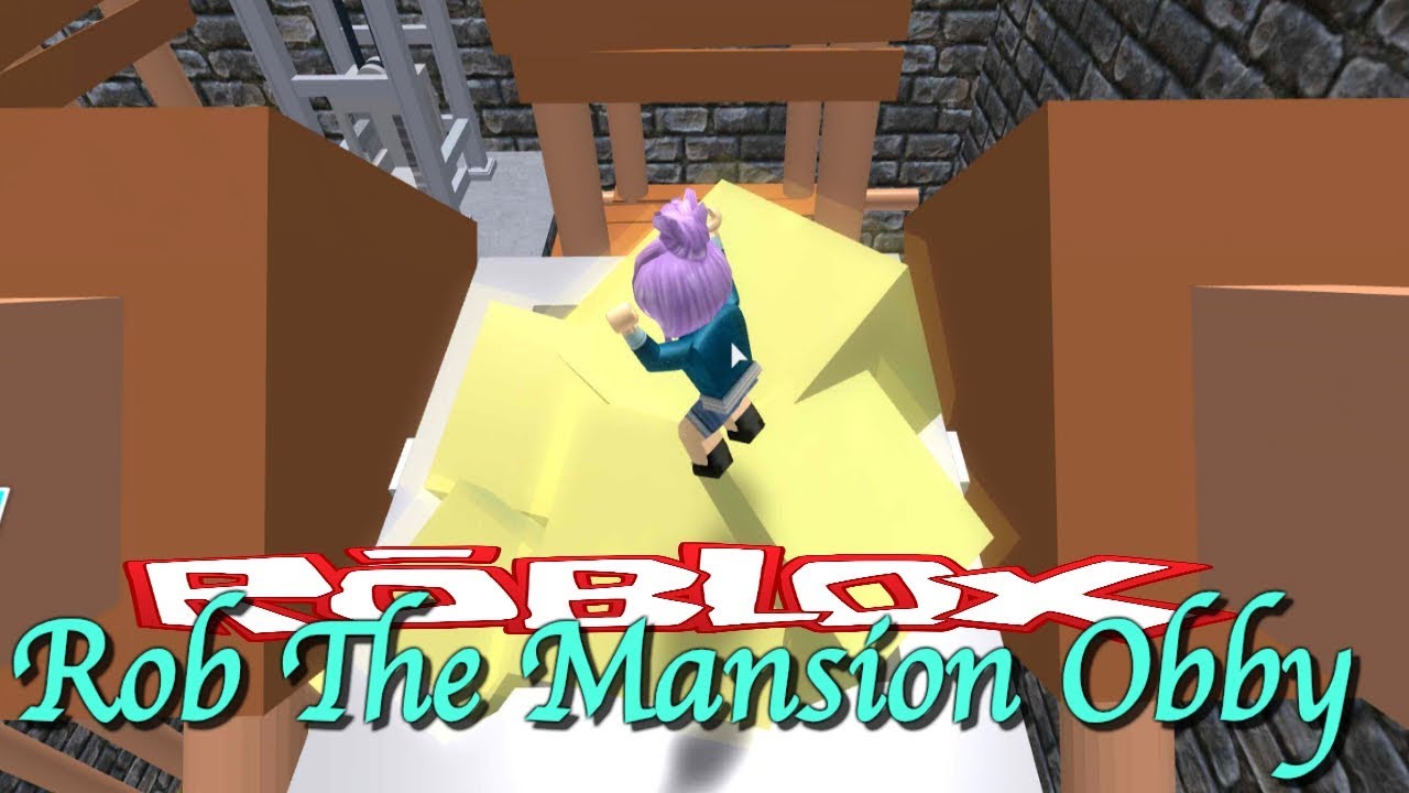 This Mansion Has A Gold Mine - Roblox Rob The Mansion Obby