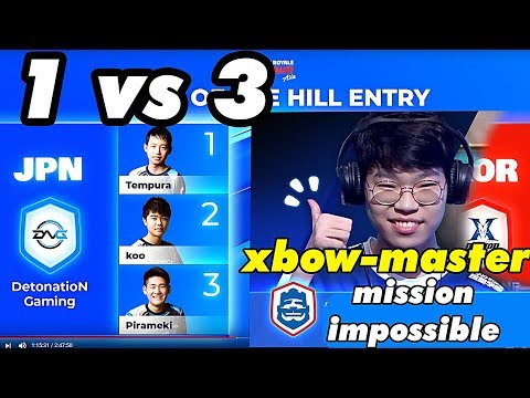 X-BOW MASTER  vs DETONATION GAMING | CRL Asia