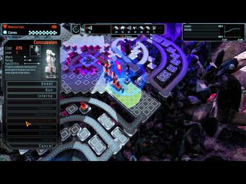 Defense Grid 2 (DG2) Campaign Final Level 20 - Backlash - Super Grinder Elite Difficulty Walkthrough