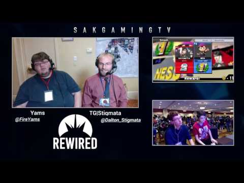 Rewired 2016 Smash 4 Losers Top 8 - Felix (Bayonetta/Mii Brawler) vs Horse (Ness)