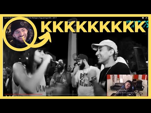 KRAWK REAGINDO A Lya Vs Dreka - 1 Fase - Batalha Do Relógio (Taguatinga/Df) - 2017 (KRAWCLIPS)