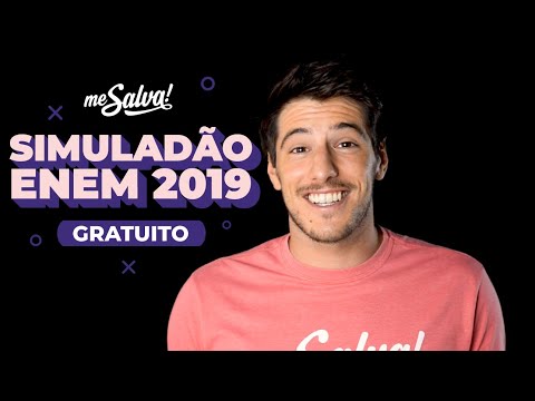 SIMULADÃO ENEM 2019 COM CORREÇÃO DE REDAÇÃO GRATUITA