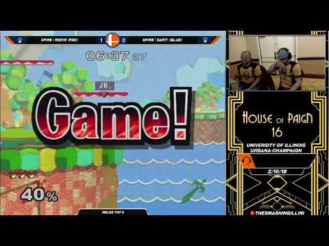 [House of Paign XVI] Spire | Reeve (Red Marth) vs. Spire | Dart! (Blue Marth) SSBM Singles Top 8