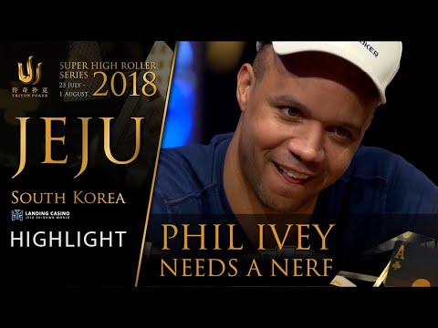 Phil Ivey Needs a Nerf! - Double Bad Beat Win for the Poker Legend - Triton Jeju 2018 Highlight