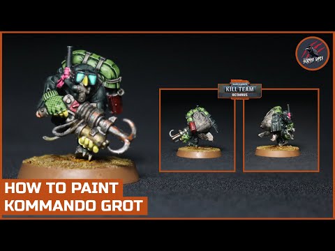 HOW TO PAINT KOMMANDO GROT - Quick Easy Contrast Techniques - Kill Team Octarius Warhammer 40k Orks