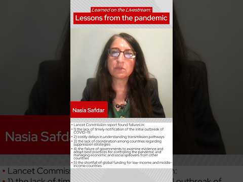 Lessons from the pandemic