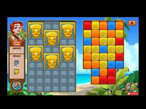 Lost Island Blast Adventure Level 1280 NO BOOSTERS - A S GAMING