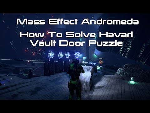 How To Solve Havarl Vault Door Puzzle Mass Effect Andromeda