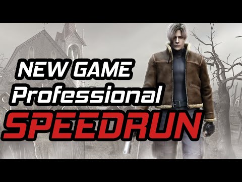 Resident Evil 4 New Game Professional Speedrun in 1:26:08