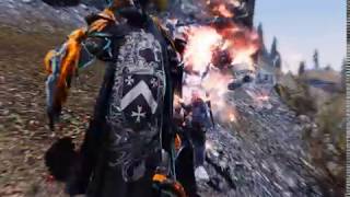 Skyrim modded bandit fight (ASIS & OBIS)