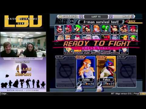 LUST 15 Melee GF - GOL | JSalt (Sheik) vs Magi (Falco)