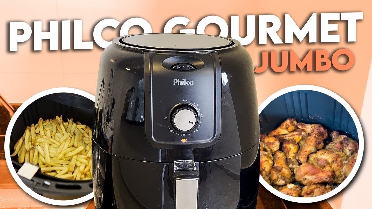 Miniatura da avaliação em vídeo de Fritadeira Air Fryer Philco 8,1L PFR13P