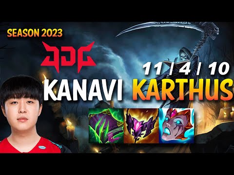 JDG Kanavi KARTHUS vs EKKO Jungle - KR Ranked