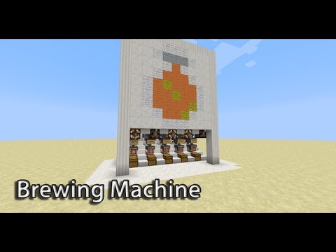 Insane 1-Wide Brewing Machine in Minecraft!