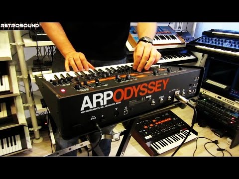 Демонстрация звучания аналогового синтезатора Korg ARP Odyssey