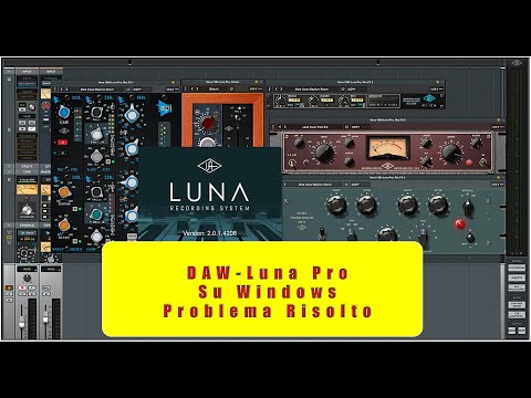 UAD Luna Pro Windows 11 Problema Risolto